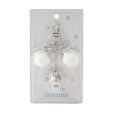 SANRIO ORIGINAL KUROMI KEYCHAIN FLUFFY SNOW RABBIT