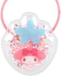 SANRIO JAPAN ORIGINAL MY MELODY STRAWBERRY HAIR / PONYTAIL HOLDER SET OF 2