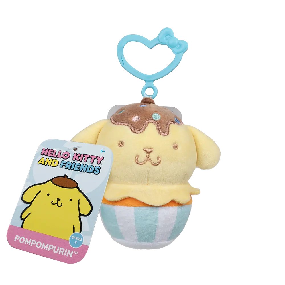SANRIO HELLO KITTY AND FRIENDS 4" CLIP ON PLUSH