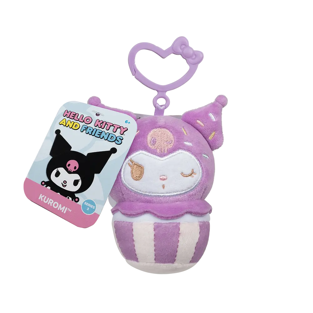 SANRIO HELLO KITTY AND FRIENDS 4" CLIP ON PLUSH