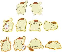 SANRIO JAPAN ORIGINAL POMPOMPURIN BOUNCY BUTT STICKER SET