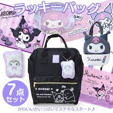 SANRIO JAPAN ORIGINAL KUROMI 2024 LIMITED LUCKY FORTUNE BACKPACK