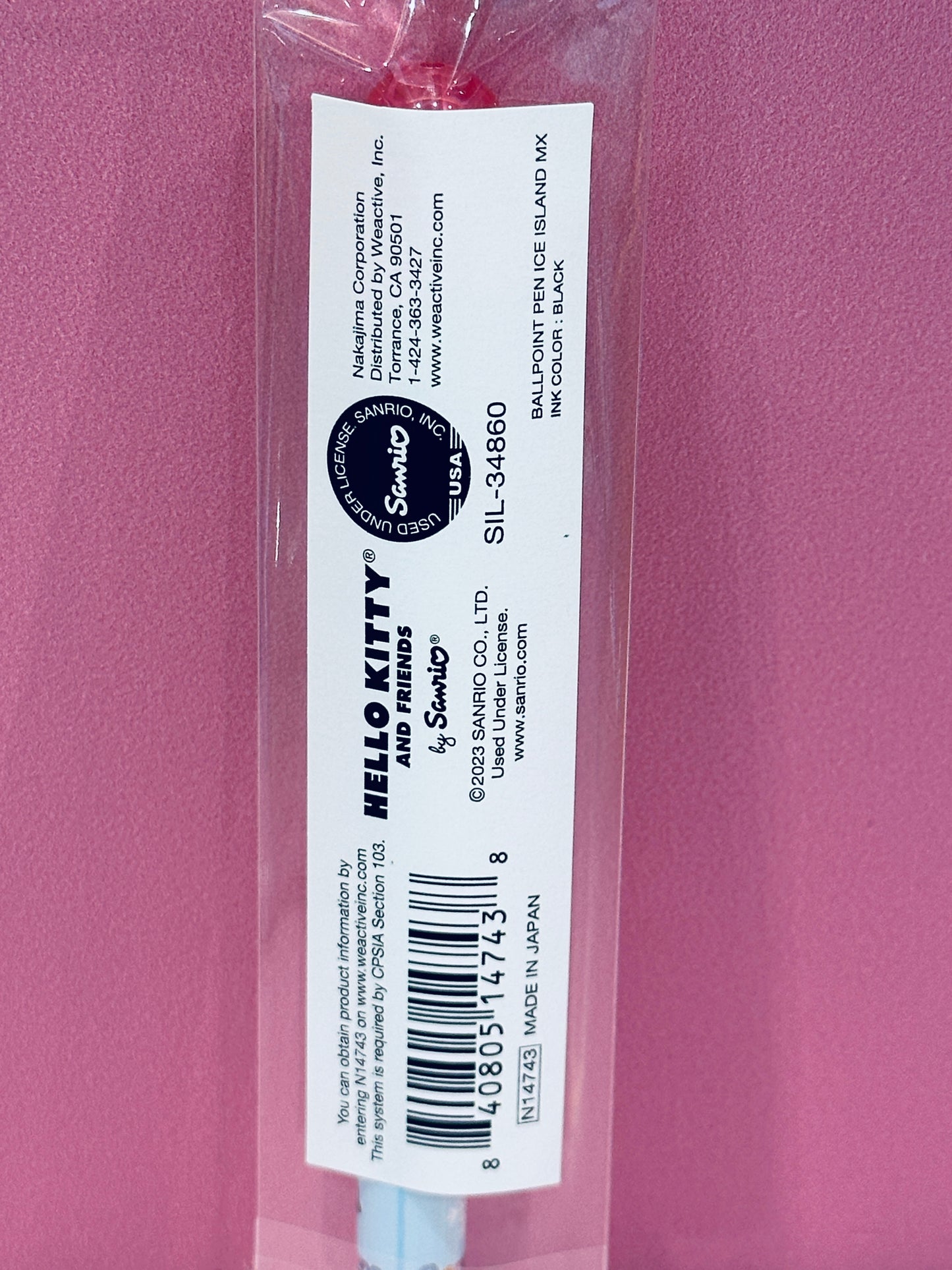 SANRIO CHARACTERS BALLPOINT PEN ICE ISLAND / 10