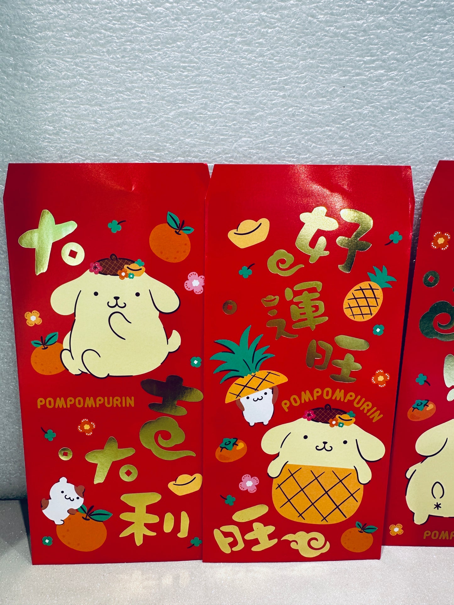 SANRIO POMPOMPURIN RED ENVELOP 2024