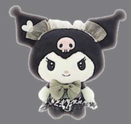 SANRIO KUROMI 10 IN FRILL HOUNDSTOOTH PUSH