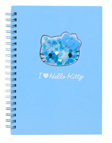 SANRIO ORIGINAL HELLO KITTY B6 RING NOTEBOOK BLUE