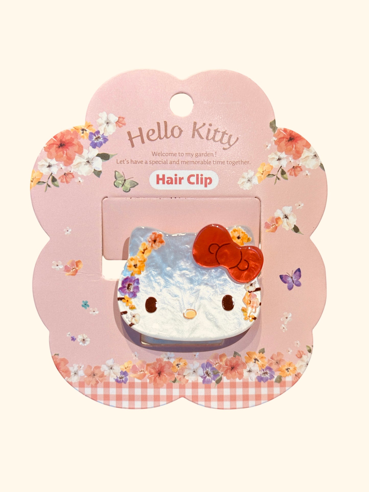SANRIO ORIGINAL HELLO KITTY PEARLESCENT HAIR CLIP