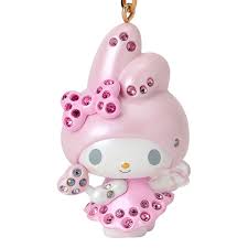 SARIO ORIGINAL MY MELODY ANGEL CHARM KEY HOLDER