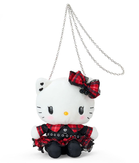 SANRIO ORIGINAL HELLO KITTY POCHETTE CROSSBODY SHOULDER BAG SWEET ROCK 'N'CHECK GINGHAM