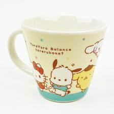 SANRIO ORIGINAL CHARACTERS MUG CUP WOBBLING ALIGNMENT
