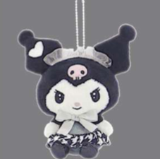 SANRIO KUROMI W / BALL FRILL HOUNDSTOOTH PUSH
