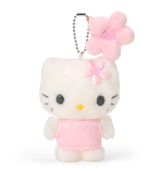 SANRIO ORIGINAL HELLO KITTY MASCOT HOLDER MINIATURE QUILT PINK
