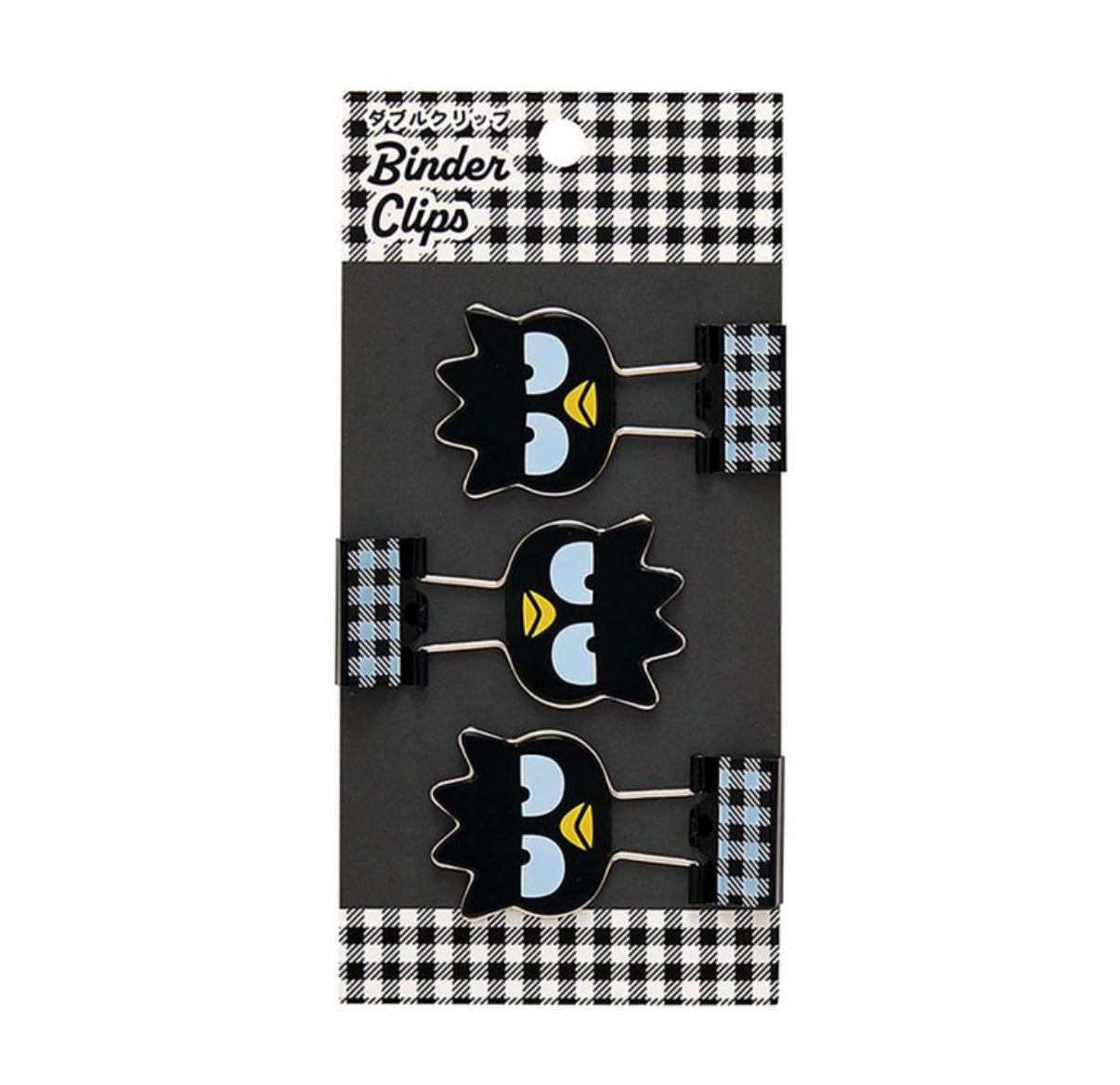 SANRIO BADTZ-MARU 3 PC DOUBLE CLIP SET