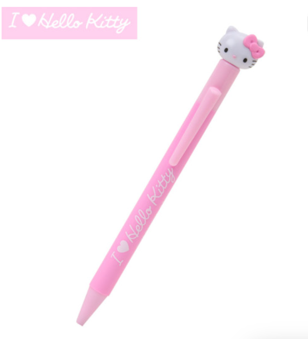 SANRIO ORIGINAL HELLO KITTY MASCOT MECHANICAL PENCIL (I LOVE HELLO KITTY)