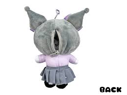 SANRIO ORIGINAL KUROMI SCHOOL UNIFORM MASCOT CHARM / PLUSH