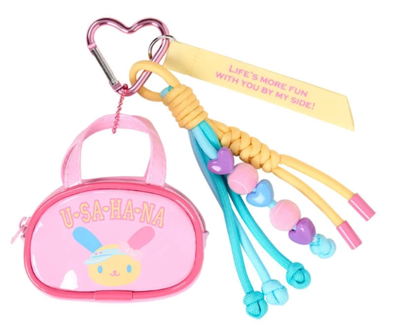 SANRIO ORIGINAL USAHANA (GIRLS TENNIS CLUB) MINI POUCH CHARM