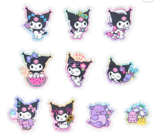 SANRIO ORIGINAL KUROMI STICKER CREAM SODA