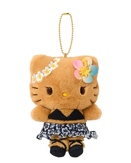 SANRIO ORIGINAL HELLO KITTY MASCOT HOLDER BLACK ENDLESS SUMMER VACATION