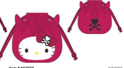 SANRIO HELLO KITTY FACE DRAWING POCKET LIL' MEATBALL HALLOWEEN TOKIDOKI