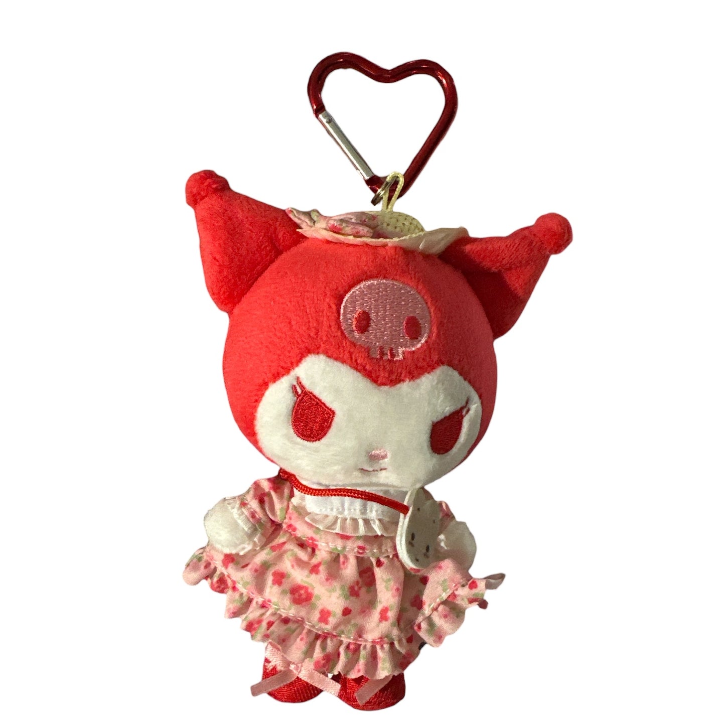 SANRIO ORIGINAL KUROMI MASCOT PLUSH MARRONCREAM RED