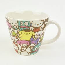 SANRIO ORIGINAL CHARACTERS MUG CUP EVERYONE PACKED TOGETHER