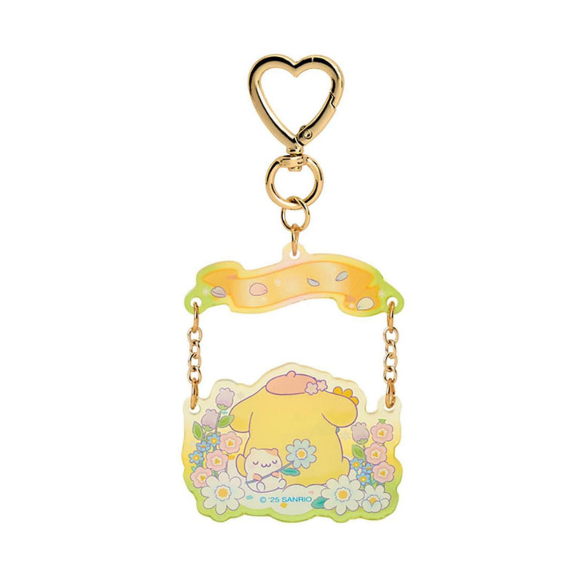 SANRIO POMPOMPURIN ACRYLIC KEYCHAIN (EVERYONE IS A STAR)