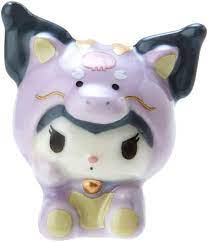 SANRIO JAPAN ORIGINAL KUROMI LUCKY DRAGON PORCELAIN FIGURES