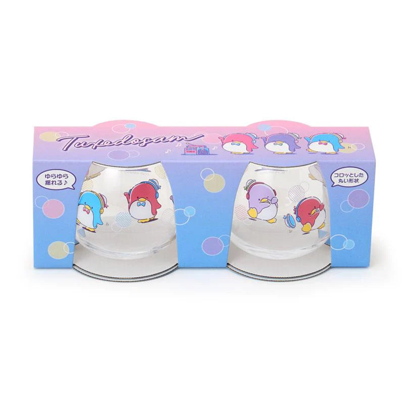 SANRIO ORIGINAL TUXEDOSAM SWAYING GLASS SET OF 2