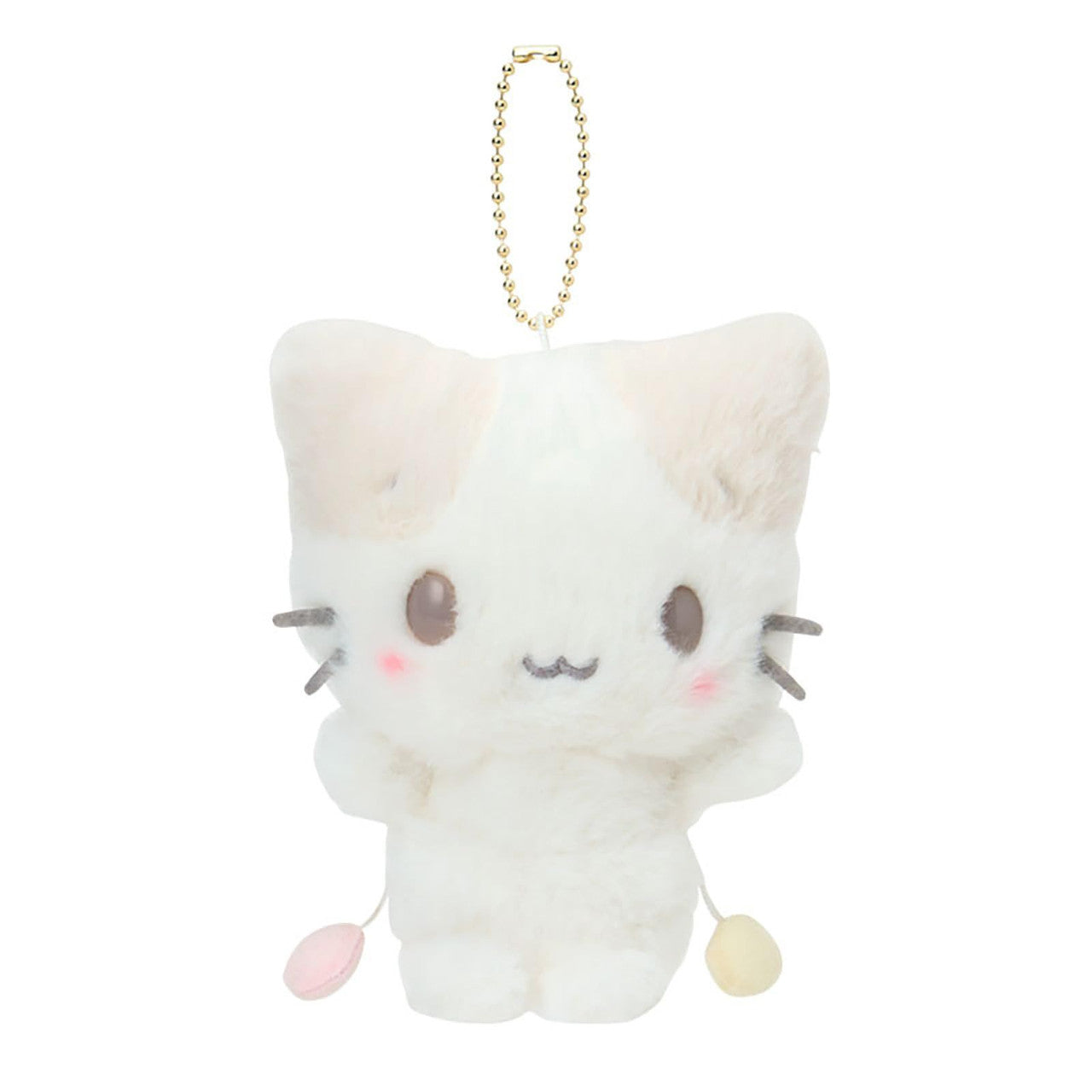SANRIO ORIGINAL MASYUMARO MASCOT HOLDER SLEEPING ON WHITE FLUFFY CLOUD