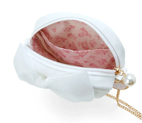 SANRIO JAPAN ORIGINAL MY MELODY WHITE STRAWBERRY TEA TIME CROSS BODY BAG