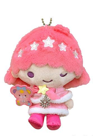 SANRIO ORIGINAL LITTLE TWIN STARS LALA MASCOT HOLDER STAR CAPE