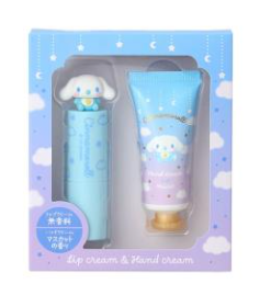 SANRIO ORIGINAL CINNAMOROLL LIP BALM & HAND CREAM SET MUSK GRAPE SCENT