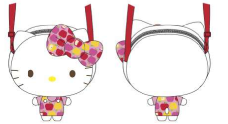 SANRIO HELLO KITTY SHOULDER BAG APPLE MASCOT KT