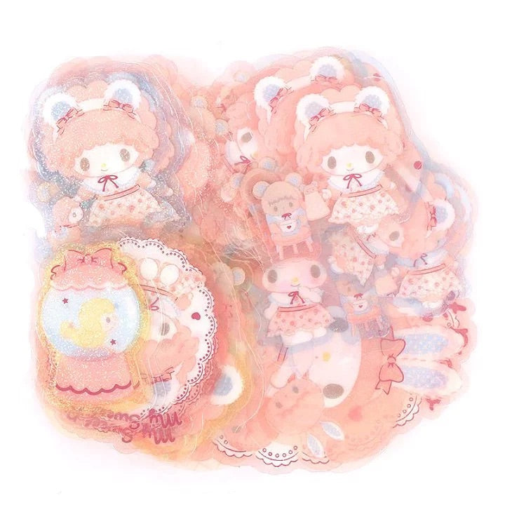 SANRIO ORIGINAL MY MELODY & SWEET PIANO STICKER SET/MY LITTLE TREASURE