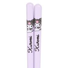 SANRIO ORIGINAL KUROMI WOODEN CHOPSTICKS COLORFULLY