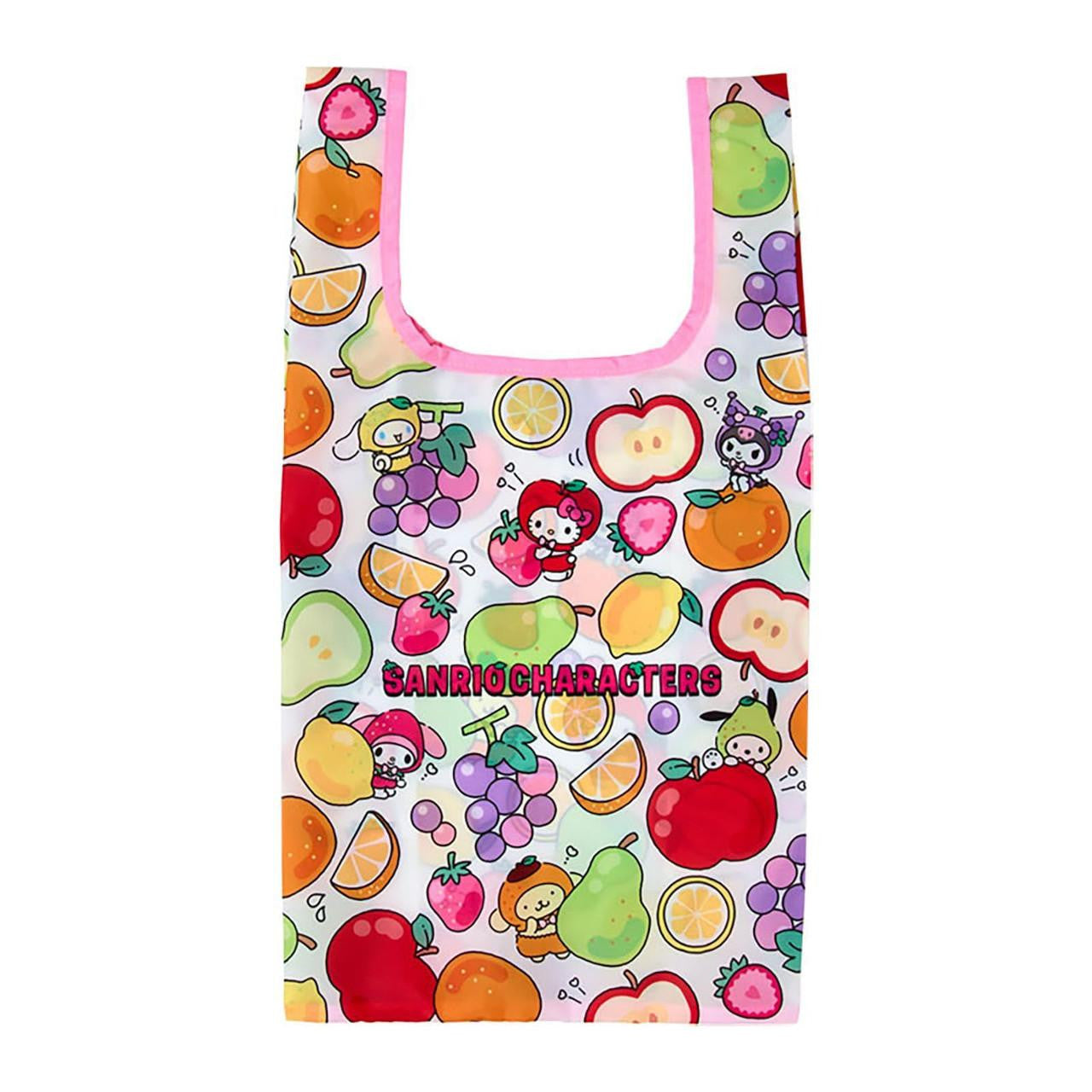 SANRIO ORIGINAL CHARACTERS CASE WITH ECO BAG FRUIT DESIGN
