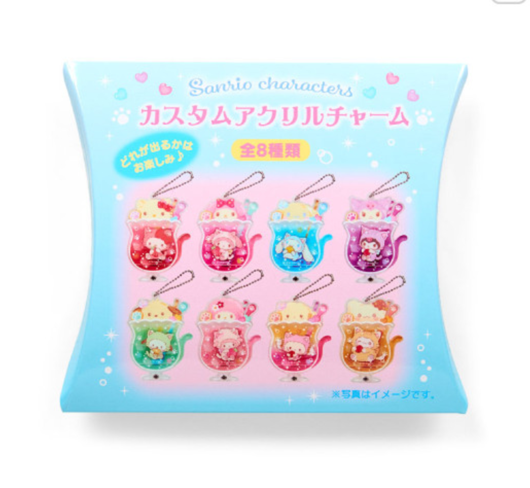 SANRIO ORIGINAL CHARACTERS ACRYLIC BLIND BOX CAT FLOAT SODA
