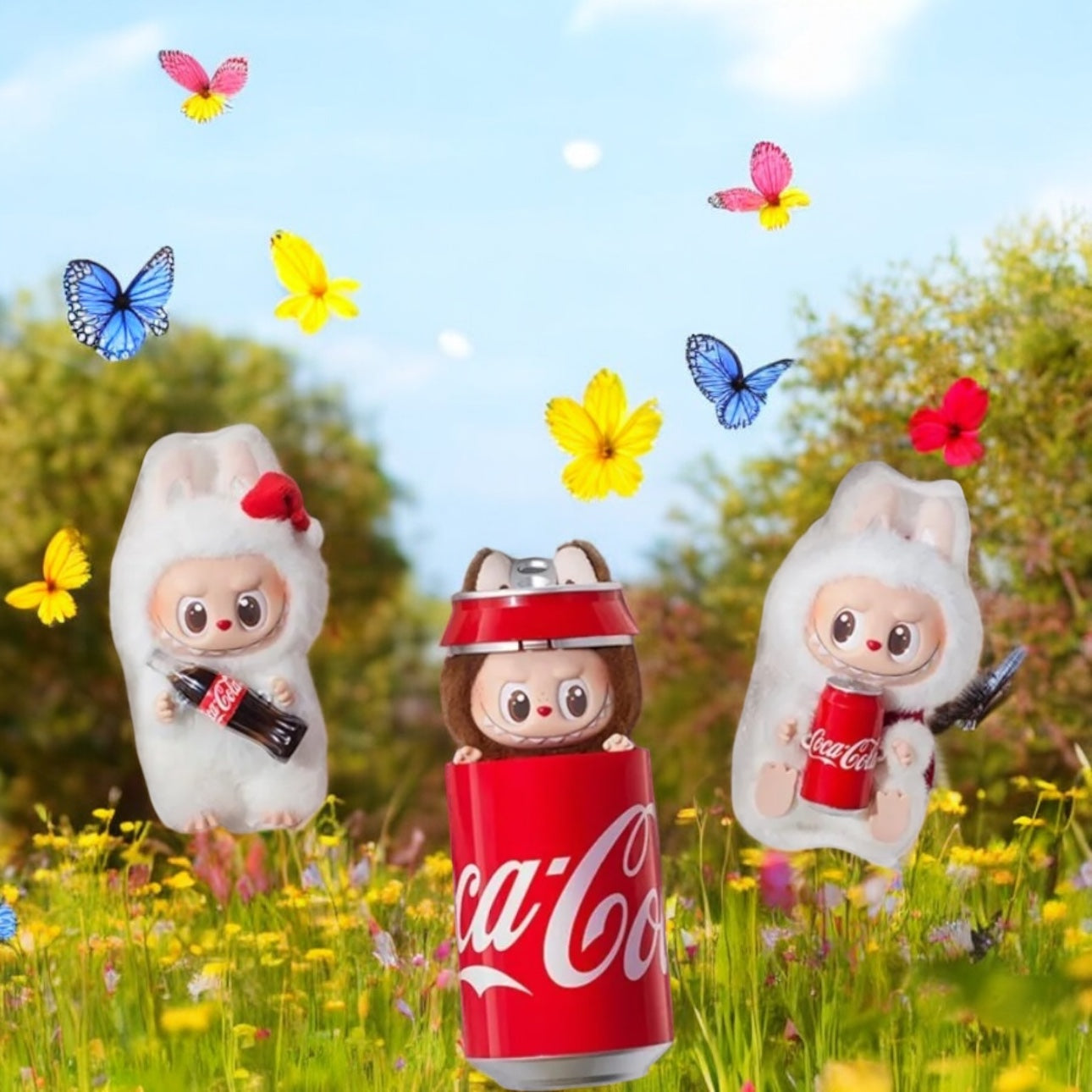 POP MART ORIGINAL LABUBU COCA COLA BLIND BOX MASCOT SPECIAL EDITION GENUINE FROM POP MART