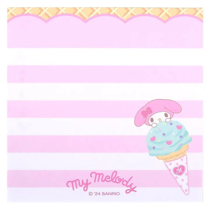 SANRIO MY MELODY ICE CREAM MEMO PAD MM