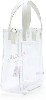 SANRIO JAPAN ORIGINAL HELLO KITTY CLEAR SHOULDER HANDBAG
