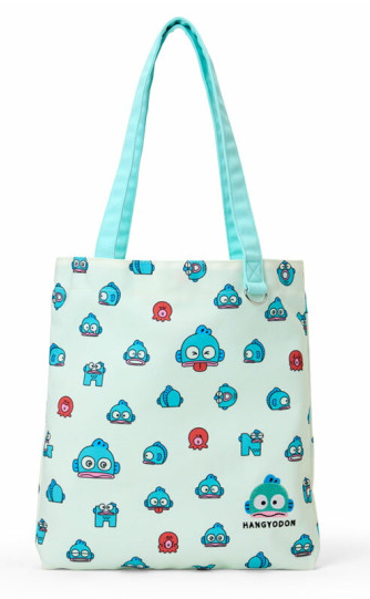 SANRIO ORIGINAL HANGYODON: HANGYODON AND BAD BATZ-MARU FUNNY FACE ORIGINAL TOTE BAG