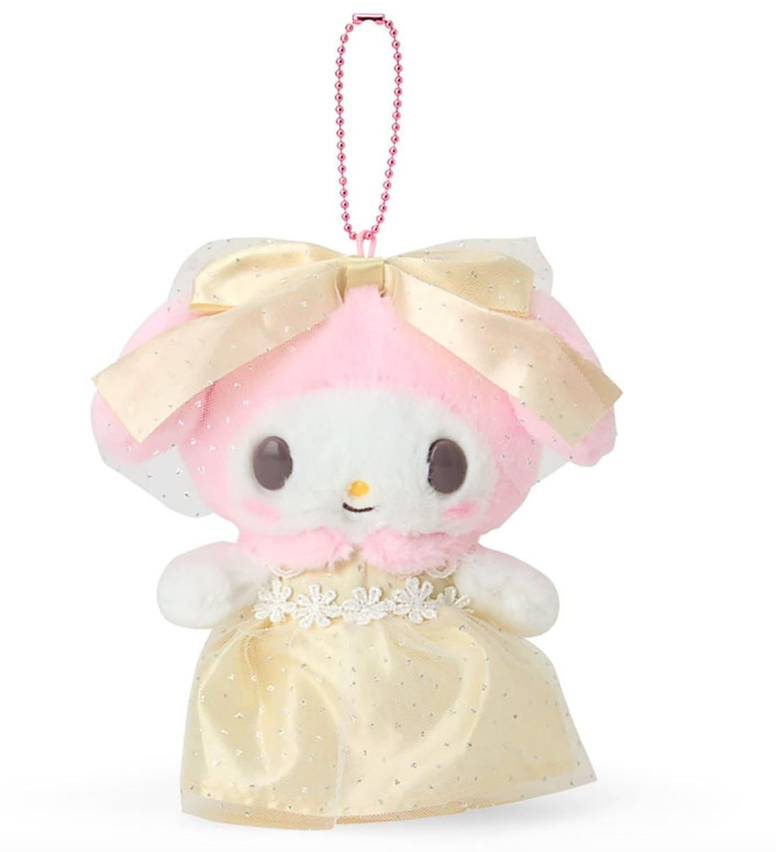 SANRIO ORIGINAL MY MELODY MASCOT HOLDER LADY YELLOW