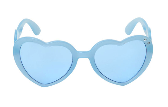 SANRIO ORIGINAL CINNAMOROLL KIDS SUNGLASSES HEART BLUE