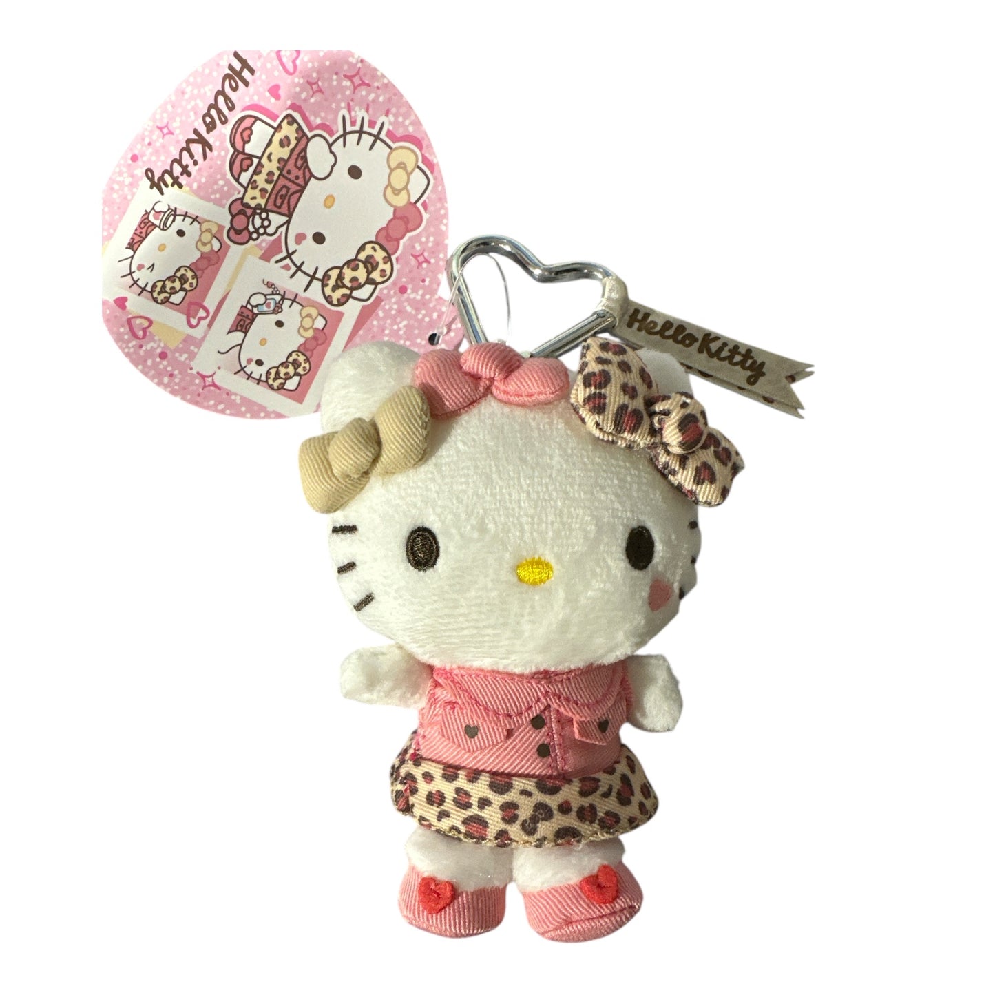 SANRIO ORIGINAL HELLO KITTY MASCOT PLUSH LEOPARD KT