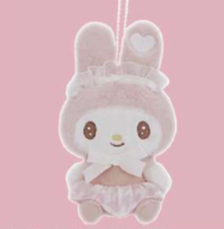 SANRIO MY MELODY W / BALL FRILL HOUNDSTOOTH PUSH