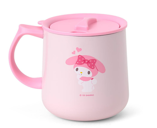 SANRIO ORIGINAL MY MELODY STAINLESS STEEL MUG WITH LID