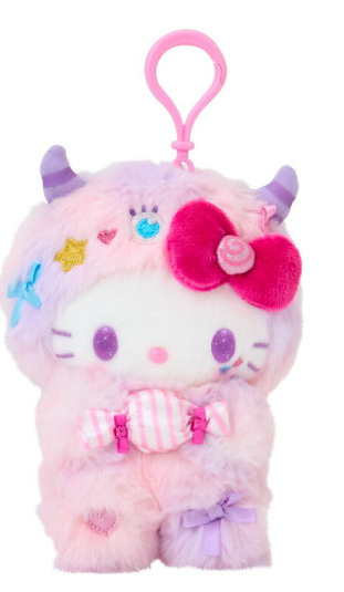 SANRIO ORIGINAL HELLO KITTY COLORFUL POP MONSTER MASCOT HOLDER