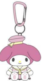 SANRIO MY MELODY PASTEL SAILOR MASCOT / PLUSH W CARABINER
