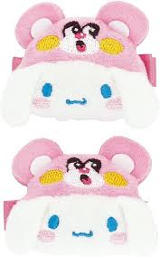 SANRIO JAPAN ORIGINAL CINNAMOROLL / PINK BEAR HAIR CLIP SET
