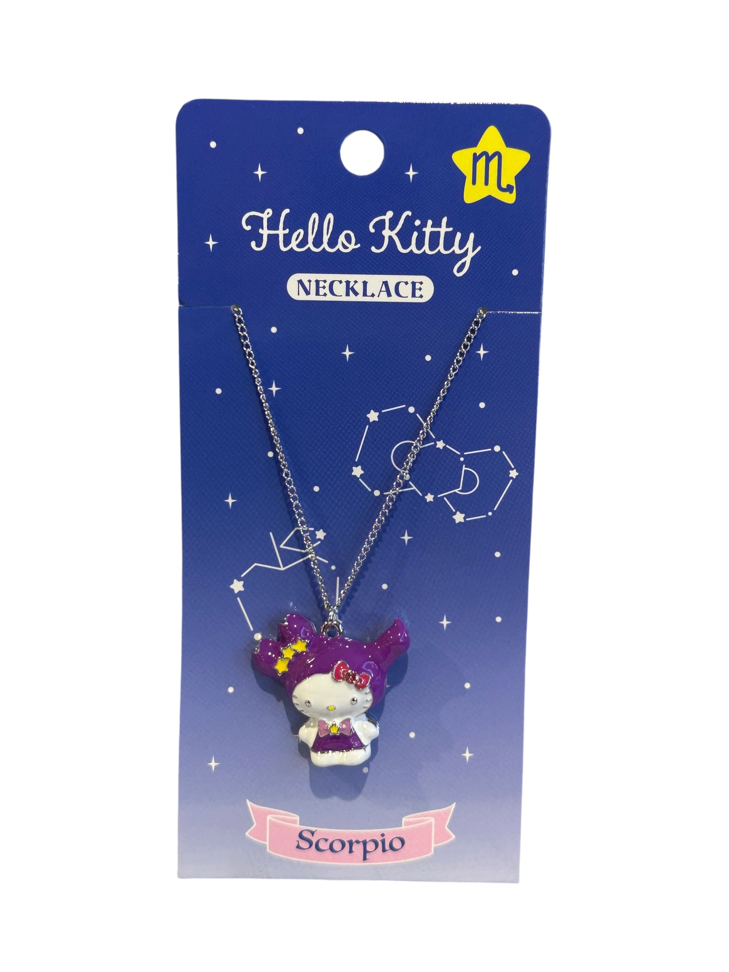 SANRIO HELLO KITTY NECKLACE SCORPIO ZODIAC